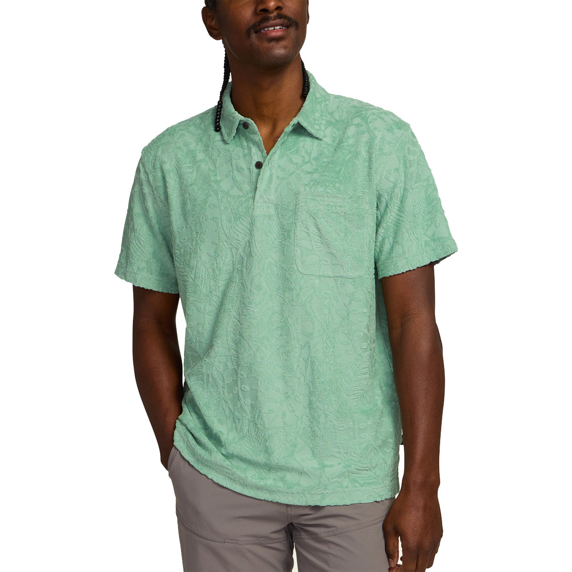 HOWLER BROS. PLUSHERMAN TERRY POLO - MINT