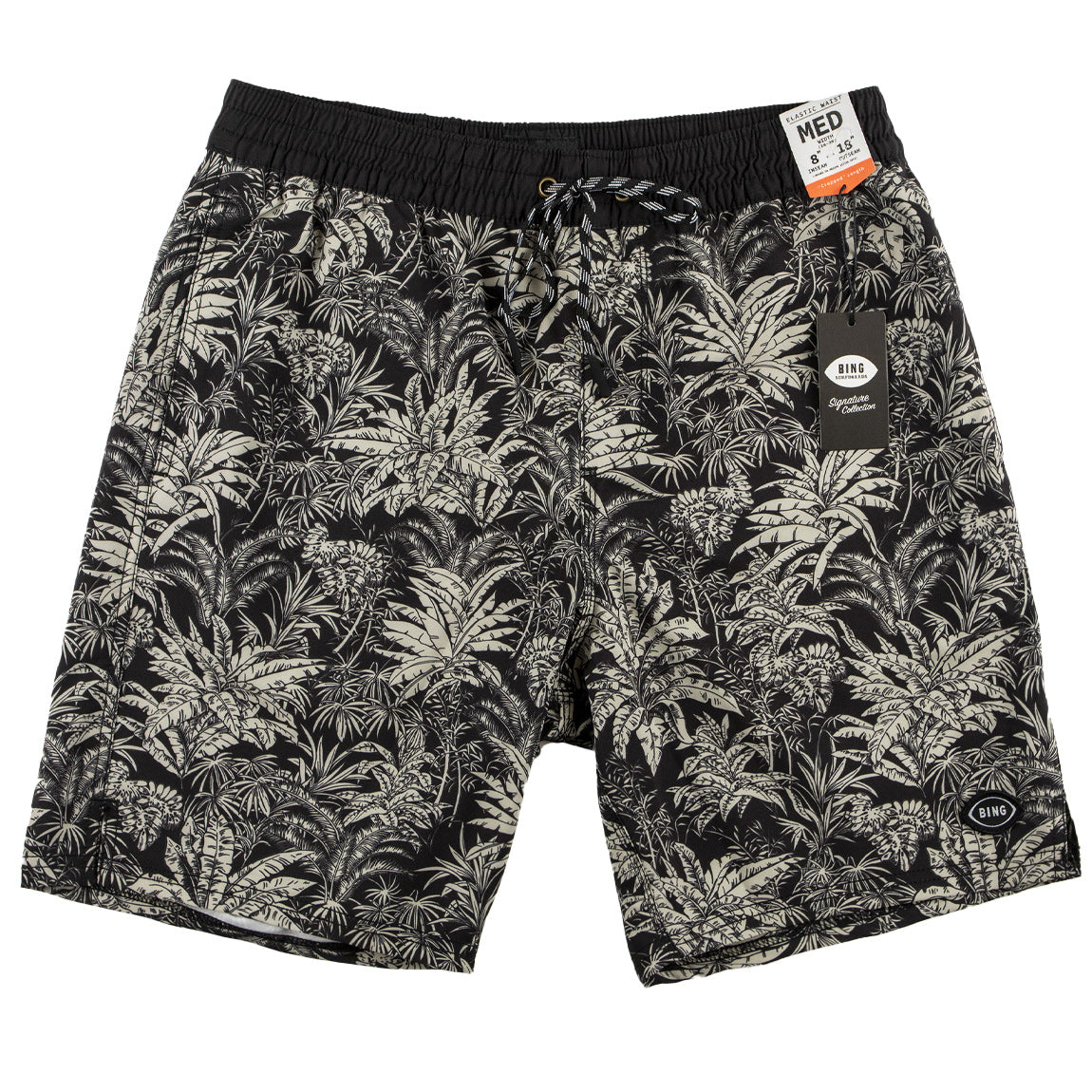 BING HANALEI BOARDSHORTS - BLACK