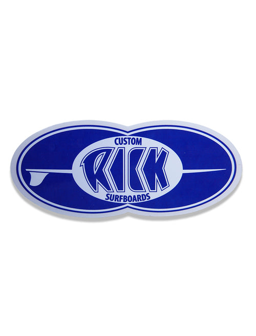 RICK SURFBOARDS DOUBLE BUBBLE STICKER