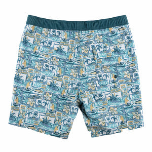 BING OUTRIGGER SHORT - AQUA