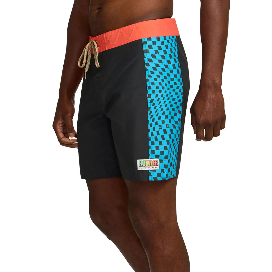 HOWLER BROS. ENSUENO TRUNKS - WARPED CHECK BLK