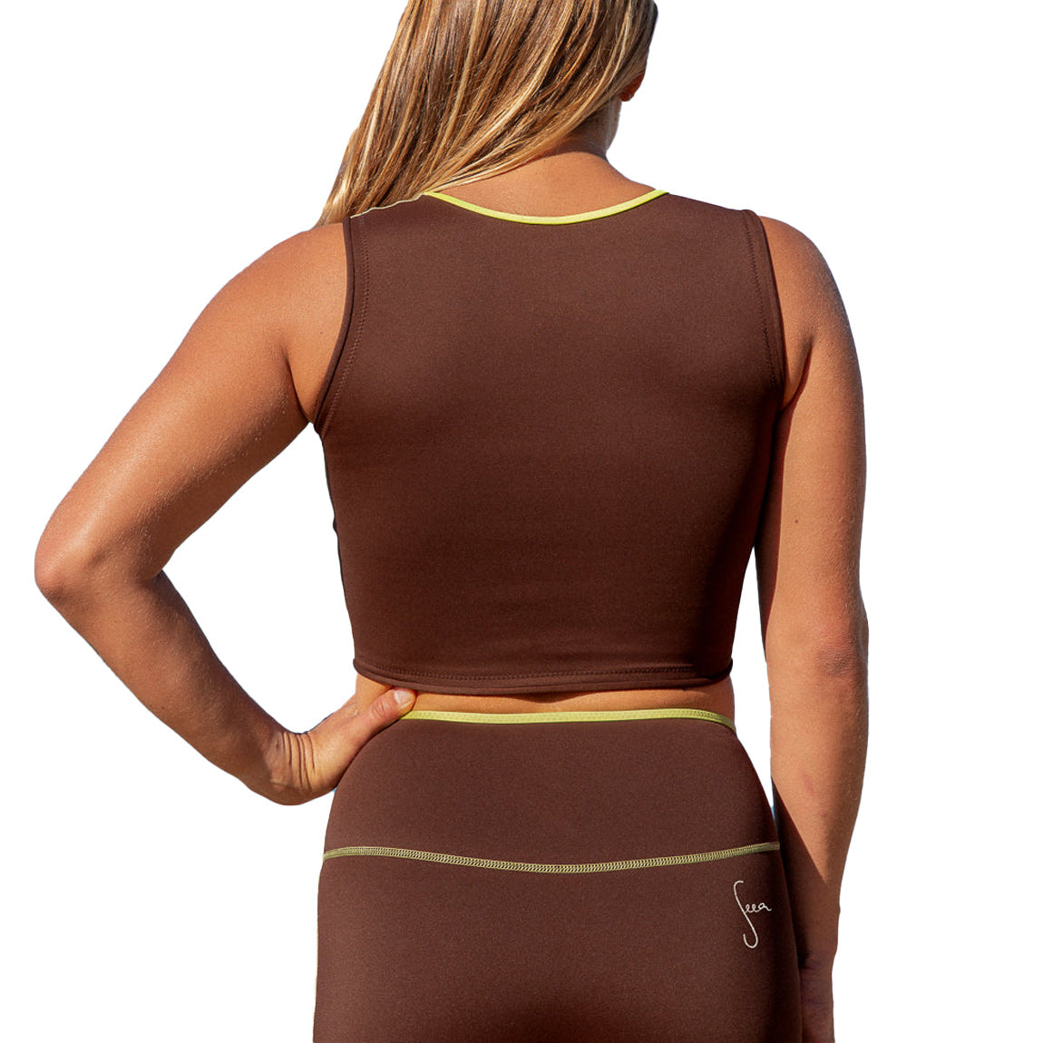 SEEA RAMONA TANK - CAPPUCCINO