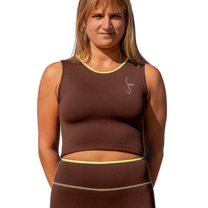 SEEA RAMONA TANK - CAPPUCCINO