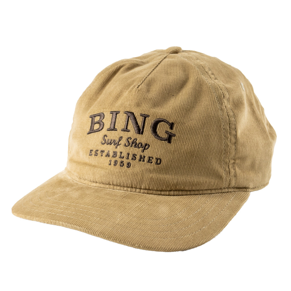 BING LOCALS CORD HAT - CAMEL
